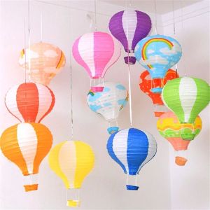MAXI Birthday Party Party Supplies Wedding Craft DIY Hot Air Balloon 1230CM Hanging Air Balloon Paper Lantern Air Balloon Lantern Festival Lantern