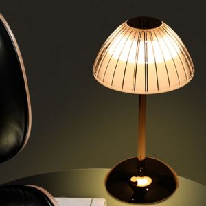 PRIMEPICKGLOBAL 3 Color Dimmable Led Touch Table Lamp USB Rechargeable Touch Control Beside Lamp Creative Gift Dimmable Desk Light