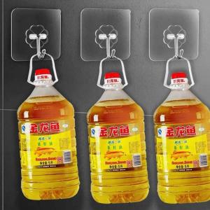 🇲🇾READY STOCK🔥Transparent wall-mounted non-marking hook 20PCS 透明无痕挂钩 强力粘胶墙壁挂墙上承重免打孔勾子 20PCS 510956