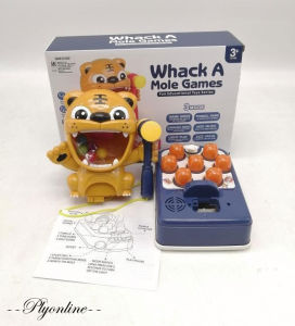 Toy - Tiger Whack A Mole Games 🌟Game Mode 🌟Pinball Game 🌟Learning Mode 🌟Music Mode Ages 3+ (GMK55393)