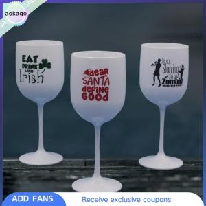 Aokago แก้วพลาสติกทรงสูง450มล. แก้วไวน์แดง PS แก้วแชมเปญแก้วไวน์ทรงตรงแก้วไวน์แก้วไวน์