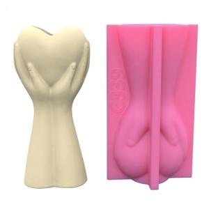 แม่พิมพ์ซิลิโคนเรซินกระถางดอกไม้ของ Succulents สำหรับสวนคอนกรีตกระถางดอกไม้แต่งบ้านแบบทำมือแม่พิมพ์