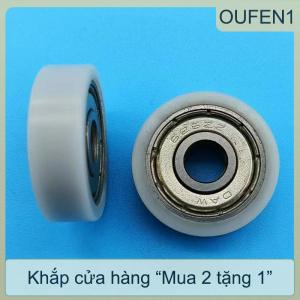 [COD] OUFEN1 6x22x7mm phẳng Bánh xe Nylon ròng rọc POM Con lăn bóng mang ròng rọc bánh xe trượt converyor bánh xe
