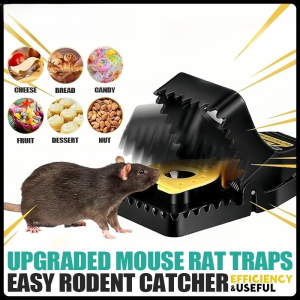 Large Mouse Rat Traps High Sensitive Snap Reusable Plastic Rat Traps Trap-Easy Rodent Catcher Big Plastic Mouse Trap Rodent Catcher