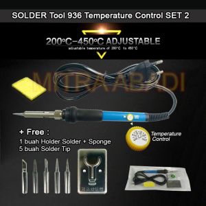 Solder Tool 936/Solder 60 Watt Temperature Control SET 2 ADJUSTABLE