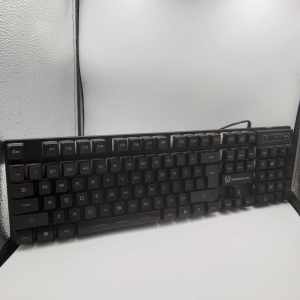 KINGANGJIA X-100 Three Color Backlighting Gaming wired Keyboard ( Black )