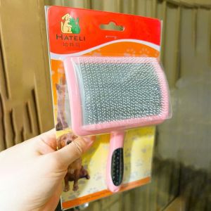 Lược Grooming cao cấp chuyên gỡ rối đánh bông lông Chó Mèo cán chấm bi (Mẫu mới) - Hara Pet Store