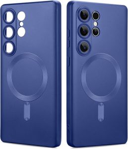 Soft Case Matte Magnetik Support Magsafe Wireless Charging Phone Case Silikon With Ring Lensa Kamera Kompatibel Untuk Samsung Galaxy A26 Samsung A36 5G Samsung A56 5G