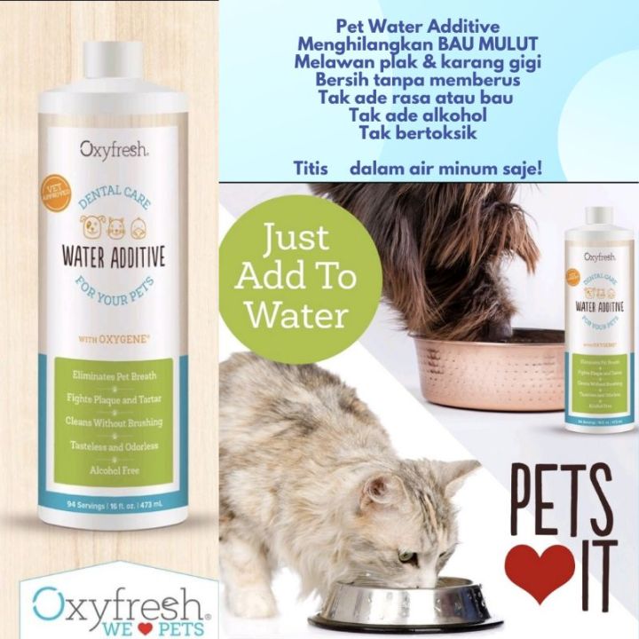 Pet Dental Oral Care/bau mulut/Oxyfresh Pet Water(473 ml)/ ulcer