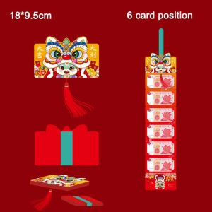 2026 Year of The Horse Angpao Packet Creative Colored Gold Frosted Hot Stamping Chinese New Year Red Packet