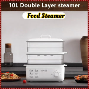KONKA Free Shipping 2 Tier Food Steamer Electric Food Steamer multi functional household steamer can store stacked electric steamer small breakfast machine 电蒸炉 蒸锅