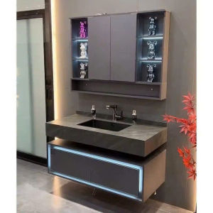 LHệ FREESHIP Tủ gương lavabo phòng tắm MILOR nhựa PVC đặc lõi cao cấp siêu bền đẹp - TCK - Bảo hành 10 năm