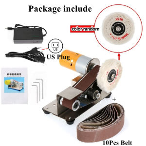 3 in 1 DIY Polishing Grinding Machine Cutter Edges Sharpener Multifunctional Grinder Mini Electric Belt Sander
