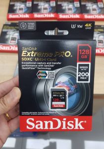 SanDisk EXTREME PRO SDXC UHS-I CARD 128/256GB (SDSDXXD-128G-GN4IN SDSDXXD-256G-GN4IN SDSDXXD-512G-GN4IN) 200MB/s90MB/s