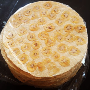 Bánh phồng mì chuối béo bánh sống 50 cái