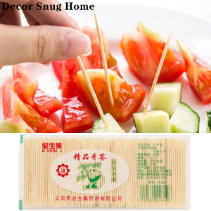 【Free Shipping】100Pcs Double-headed Bamboo Toothpick Disposable Teeth Picking Tool Restaurant Fine Toothpicks