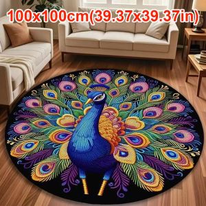 SXXINGI Soft Pea Carpet Non-slip Special-shaped Bathroom Floor Mat Durable 60x60cm/100x100cm Pea Mat for Living Room Tea Table Bedside