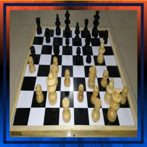 CATUR KAYU Uk.40CM XL Frasser Premium Quality - Permainan Papan Catur Kayu by CENTRAL CUAN