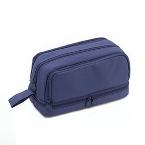 LANCE Anti Fouling Portable Pen Pouch With Compartments Wear-resistant Pencil Case Simple Large Capacity Pen Bag Stationery Organizer