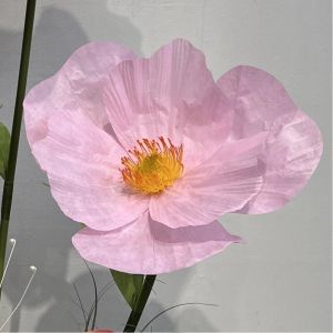 VIVAZ Paper Flowers Artificial Peony Giant 40cm Artificial Flowers Fluffy Petals Large Flower Head Home Garden Decor