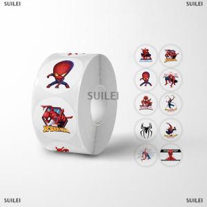 [COD] SUILEI 500pcs Disney Movie Spiderman Roll Stickers Anime Decal DIY Skateboard Laptop Motorcycle Book Cool Cartoon Sticker Kids Toy Gift