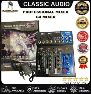 PROFESSIONAL MIXER 4-CHANNEL G4 MIXER BY CLASSIC AUDIO (ORIGINAL)