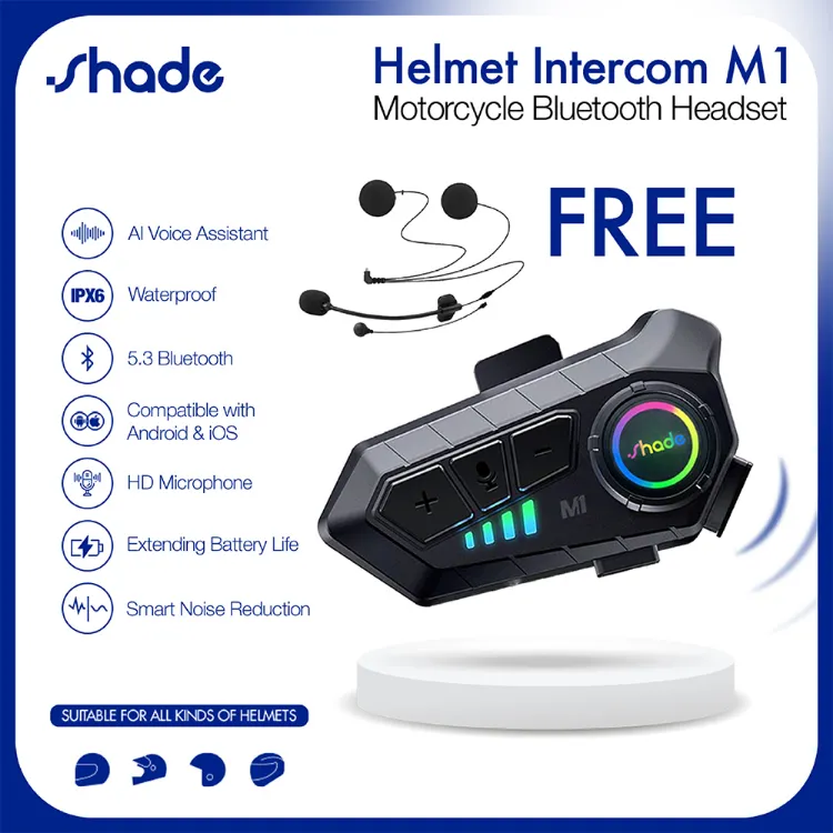 Helm bluetooth headset hotsell