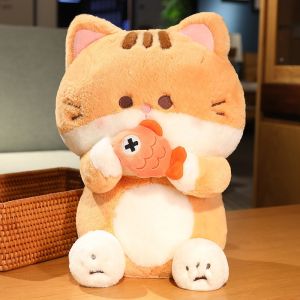 Gấu Bông Mèo Ôm Cá Cho Bé Làm Qùa Tặng Sinh Nhật HADA