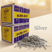 PER BOX--Somi Blind Rivets /LOW PRICE Sliver /Brown/White/Black 1/8X1/2 1/8X3/4 5/32X1/25/32X3/43/16X1/23/16X3/4