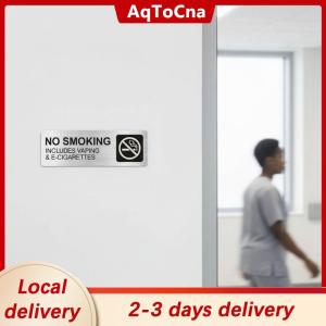 [COD] AqToCna Ship within 24 hours No Smoke Signage For Office Hotel Business Restaurant No Smoking Bawal Manigarilyo Sign METAL