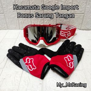 kacamata goggle trail sunmori FXG 06 import dengan kualitas premium BONUS sarung tangan kacamata goggle trail cross terlaris