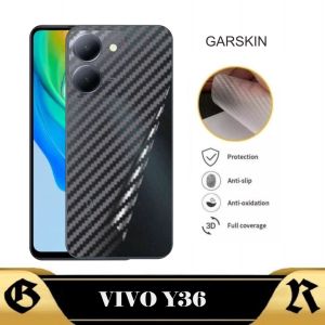 PROMO Garskin Carbon VIVO Y36 2023 Pelindung Layar Belakang