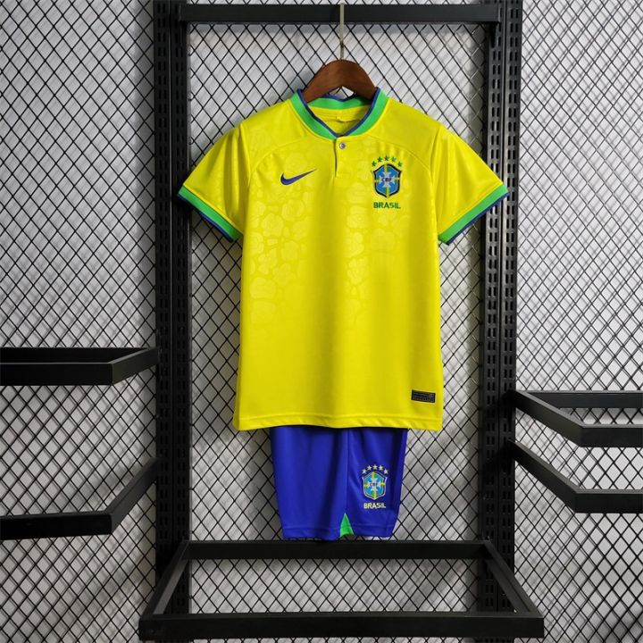 Soccer Shirt - Yellow/Brasil - Kids