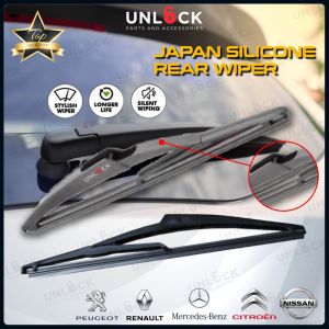 H301 Japan Silicone Car Rear Wiper Belakang 12 inch PREMIUM Silicone For Citroen Mercedes-Benz Nissan Peugeot Renault - New Present Original Wischer Windshield Car Wiper Kereta Silicone Wiper Blade Glass Cleaner Car Accessories Aksesori Kereta