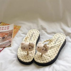 Free Shipping New Summer Collection: Thick-Soled Flip-Flops For Women Suitable For Outdoor Wear Non-Slip Perfect For The Beach And Versatile For Various Occasions