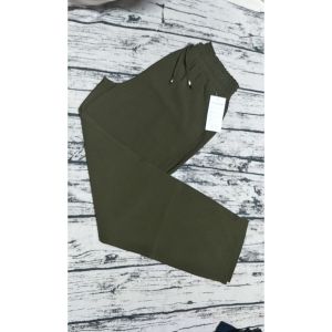 Quần trung niên nữ ống suông lưng thun quần dài nữ bigsize chất liệu đũi mềm nhẹ mát QD02 [ Shop 2 ]
