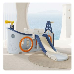 Bộ cầu trượt nhựa cho bé mô phỏng hình du thuyền Babyviva