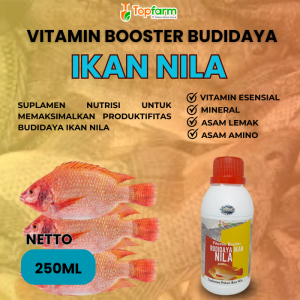 Vitamin Ikan Nila / Vitamin Ternak Ikan Nila / Vitamin Ikan Nila Cepat Besar / Vitamin Pembesar Ikan Nila / Vitamin Budidaya Ikan Nila