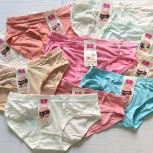 Combo 10 Quần lót nữ 53kg  đến 65kg  định hình mông Thun 100% Cotton Cao Cấp Vòng Eo 60cm đến 95cm độ co giãn tốt vừa khít cơ thể tạo nét quyến rũ (Giá rẻ) Thái Lan