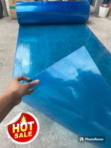 (Khổ rộng 1m x dài 10m x dày 8zem) Cuộn tôn nhựa màu Xanh lấy ánh sáng che nắng che mưa chất lượng