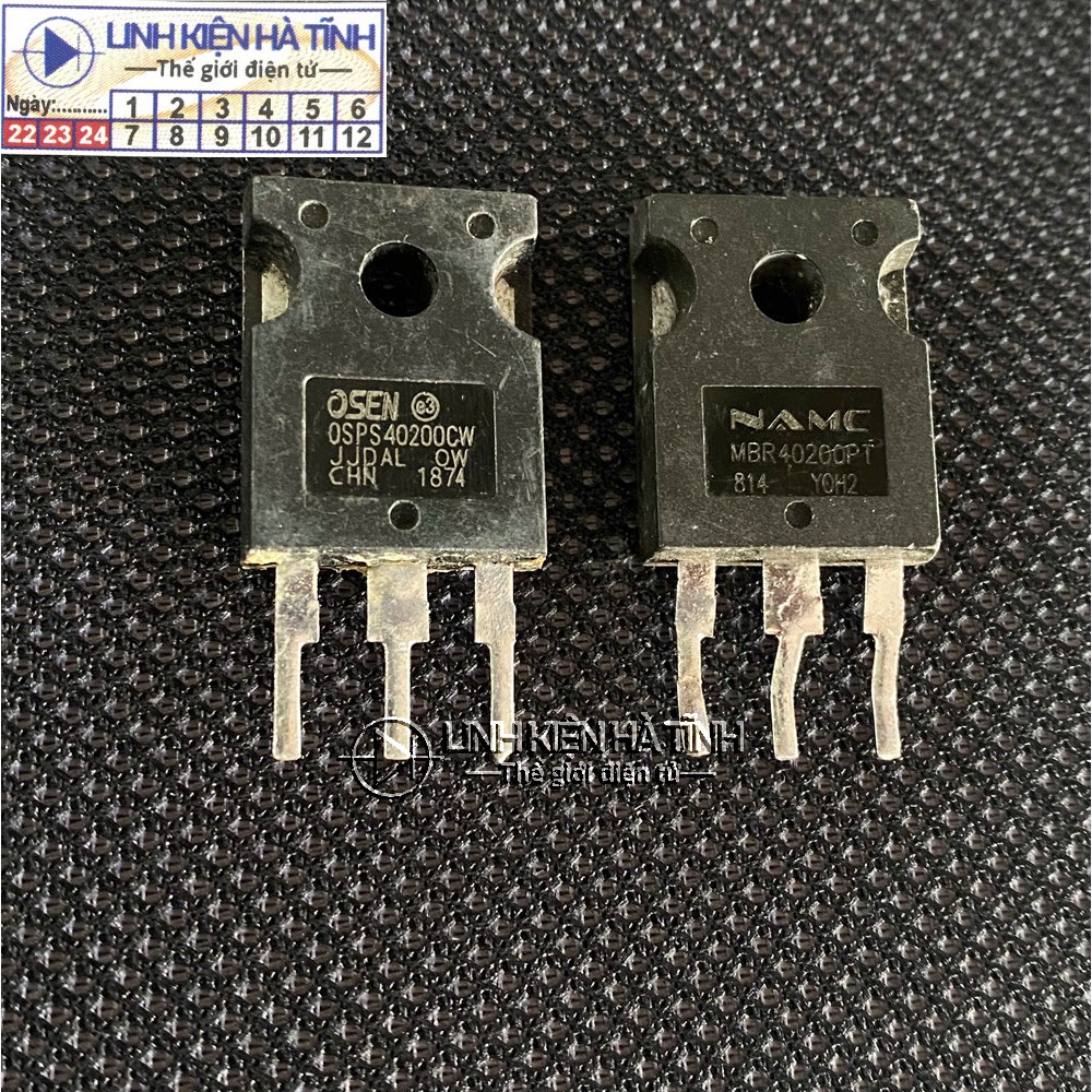 đi ốt xung MBR40200PT MBR40200 20A 200V hàng tháo máy - AC10