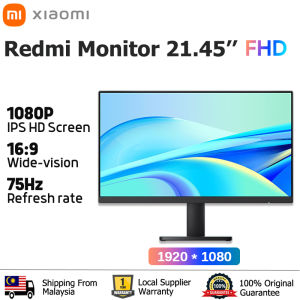 Xiaomi Redmi Widescreen LED Monitor 21.45 Inch Super Slim Display Monitor IPS 75Hz Refresh Rate 1080P Full HD Gaming Monitor Display for PC Computer