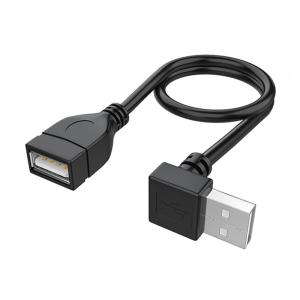 USB 2.0 cáp Đầu Đực thành đầu cái kết nối dây nối 90 độ dây góc cạnh cho máy tính xách tay bàn phím và Ổ Flash USB