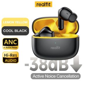 [Localstock]RealfitF3BluetoothEarphone-38dBNoiseCancellationSportHeadset360 ° SpatialSoundGoodBass