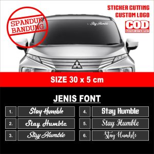 stiker cutting aksesoris mobil / stiker aksesoris mobil