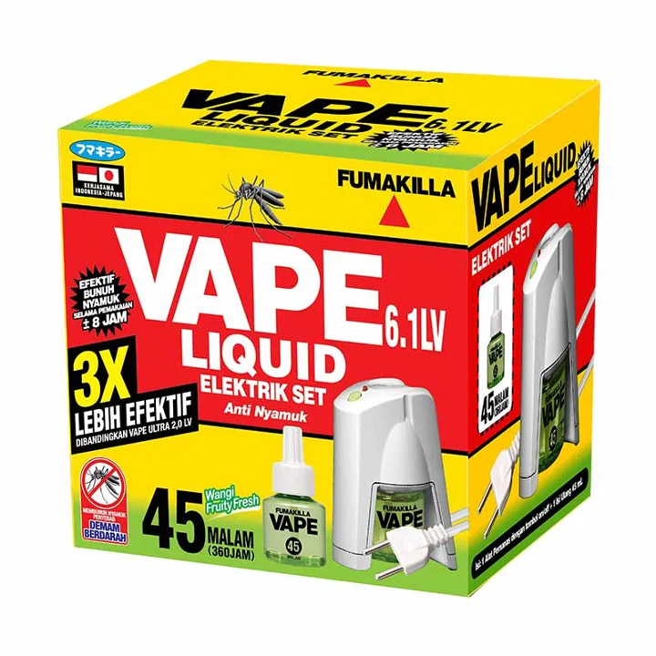 Vape Ultra Elektrik Set 45 Malam + Refill 45ml All Variant