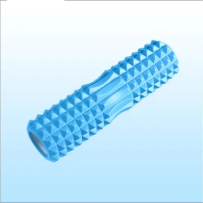 Dụng cụ massage lăn bóng gai yoga + trục lưỡi liềm – Giảm đau nhức thư giãn chân đùi lưng – Roller EVA cao cấp
