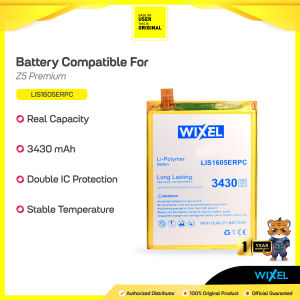 WIXEL Baterai Sony Xperia Z5 Premium E6853 E6883 LIS1605ERPC Double Power Real Capacity Battery Original 100% Ori Batre Batrai HP Handphone