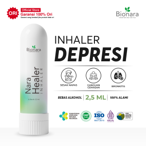 NARA HEALER Inhailer Aromaterapi | Atasi Depresi aromatherapy inhaler oil Inhaler Sinusitis Aromaterapi Anxiety Belah Samping Anak Alami Ibu Hamil