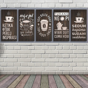 Hiasan Dinding Tema Kopi Pajangan Cafe Coffee Shop Dekorasi Kafe Kekinian